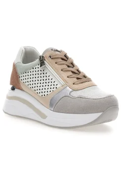 Sneakers multicolore traforate con zip e zeppa 481IN-INBLU Best