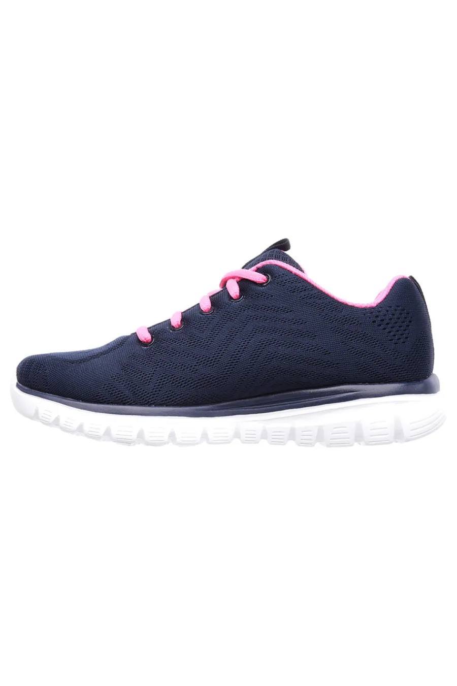 Sneakers Navy Con Pianta Larga Graceful Get Connected-SKECHERS Clearance