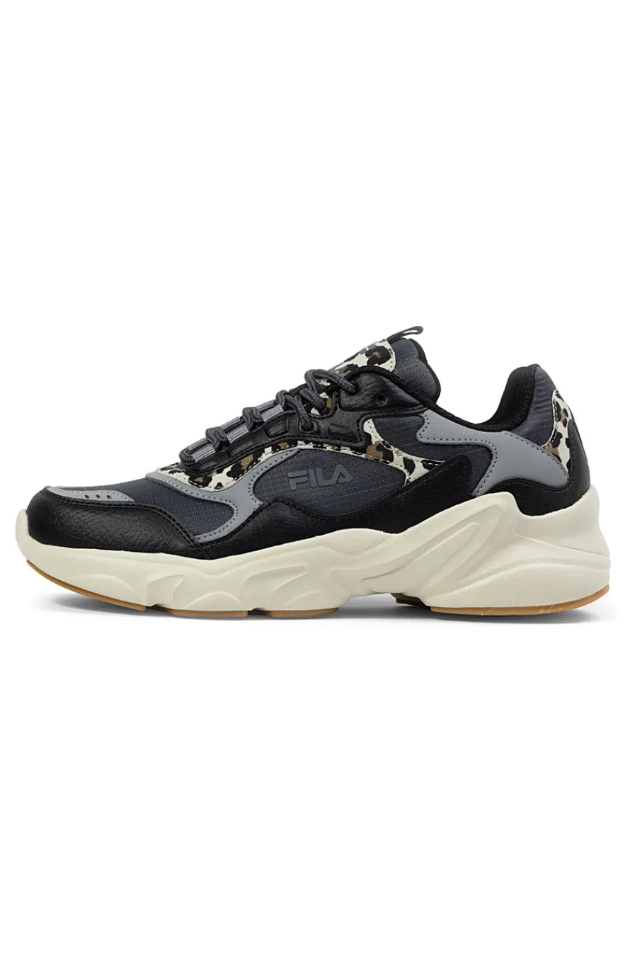Sneakers nere con dettagli animalier e suola chunky FFW0194-FILA Hot