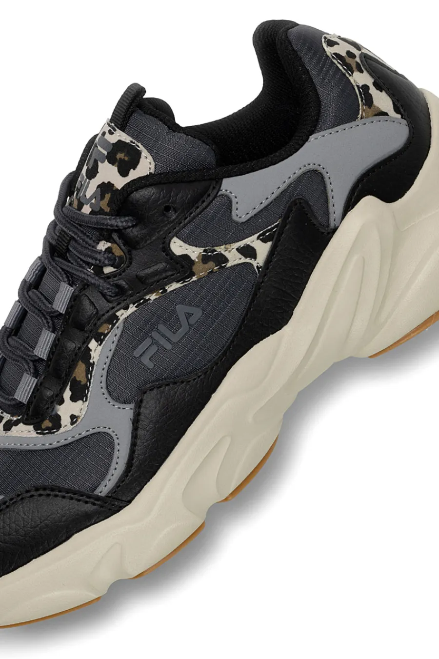 Sneakers nere con dettagli animalier e suola chunky FFW0194-FILA Hot