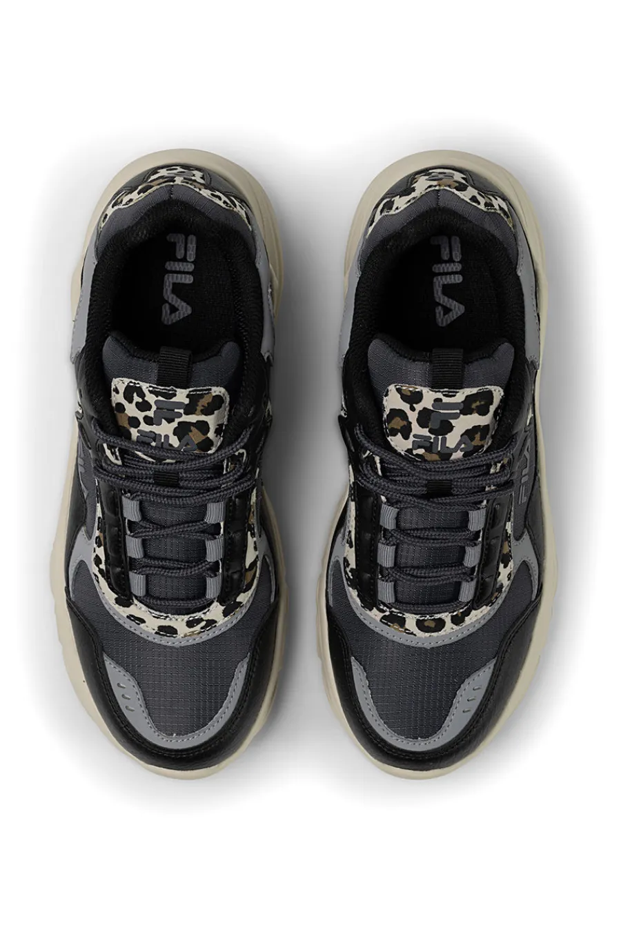 Sneakers nere con dettagli animalier e suola chunky FFW0194-FILA Hot