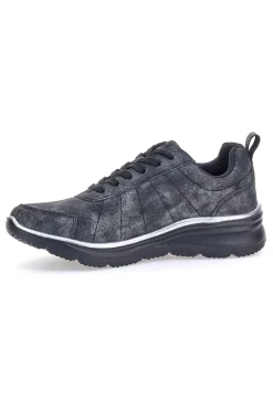Sneakers nere con dettagli argento e suola comfort AU32W504-AUSTRALIAN New