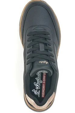 Sneakers Nere Con dettagli Dorati AU42W511-AUSTRALIAN Hot