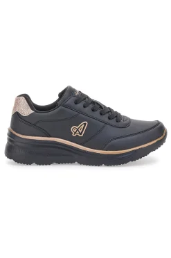 Sneakers Nere Con dettagli Dorati AU42W511-AUSTRALIAN Hot