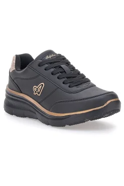 Sneakers Nere Con dettagli Dorati AU42W511-AUSTRALIAN Hot