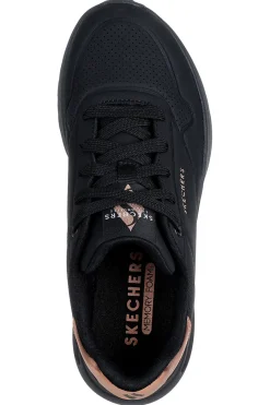 Sneakers nere con dettaglio rame e suola platform Uno Lite Shimmer Along-SKECHERS Outlet