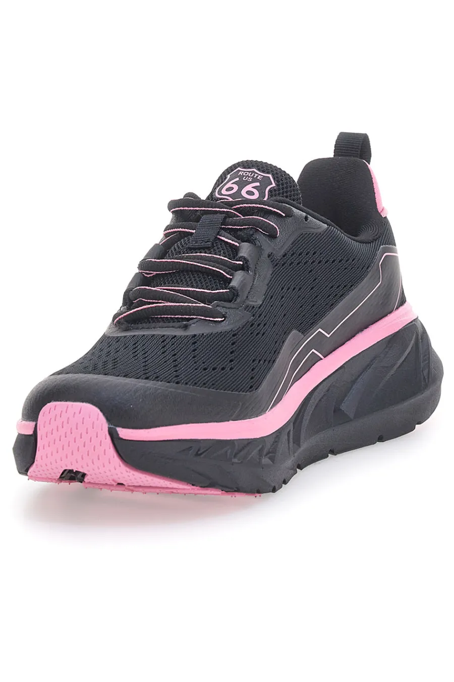 Sneakers nere con dettagli rosa RO51038D-ROUTE 66 Outlet