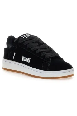 Sneakers nere con effetto velluto e profilo bianco EV087-EVERLAST Online