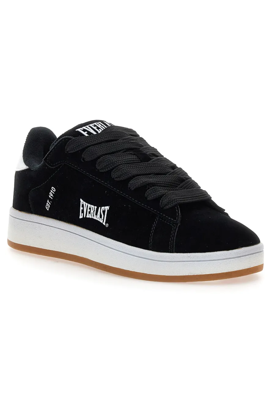 Sneakers nere con effetto velluto e profilo bianco EV087-EVERLAST Online