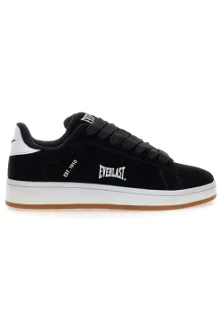 Sneakers nere con effetto velluto e profilo bianco EV087-EVERLAST Online