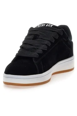 Sneakers nere con effetto velluto e profilo bianco EV087-EVERLAST Online