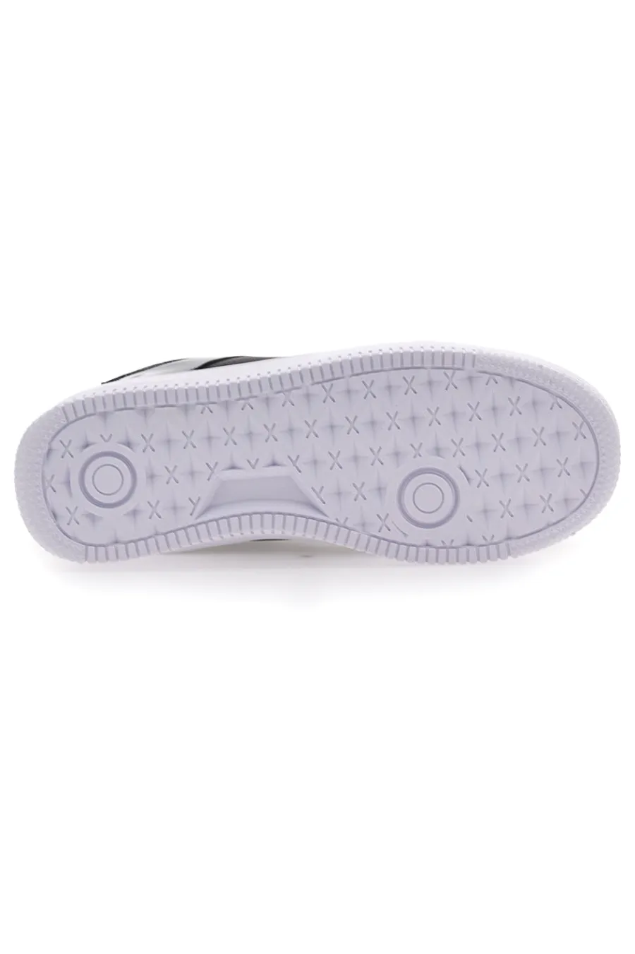 Sneakers Nere Con Flatform Amber Microfiber Metal-COVERI