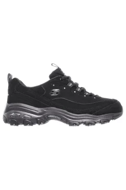 Sneakers nere con inserti in pelle e Memory Foam D'Lites Play On-SKECHERS Outlet