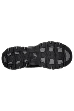 Sneakers nere con inserti in pelle e Memory Foam D'Lites Play On-SKECHERS Outlet