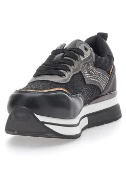 Sneakers Nere Con Platform 23011-MISS PAPPALEA Discount