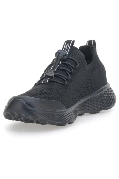 Sneakers Nere con Tomaia in Mesh e Chiusura Elastica AU25W107-AUSTRALIAN Hot