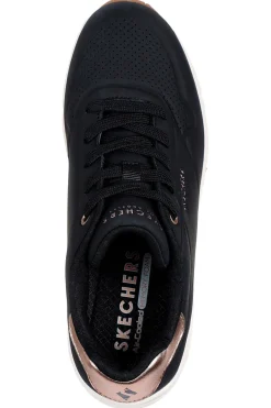 Sneakers nere con zeppa e dettagli metallici UNO Wedge Hi Steps-SKECHERS Sale