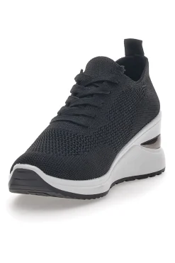 Sneakers Nere Con Zeppa 434-PRIMA RIGA Clearance