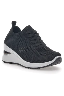 Sneakers Nere Con Zeppa 434-PRIMA RIGA Clearance