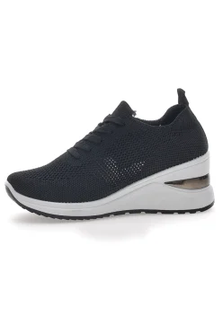 Sneakers Nere Con Zeppa 434-PRIMA RIGA Clearance