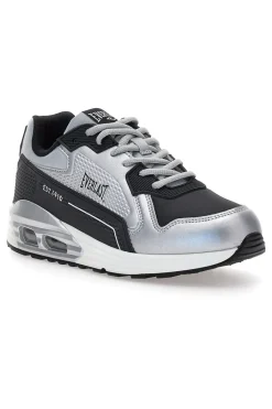 Sneakers nere e argento con fondo effetto air EV-810-EVERLAST Best