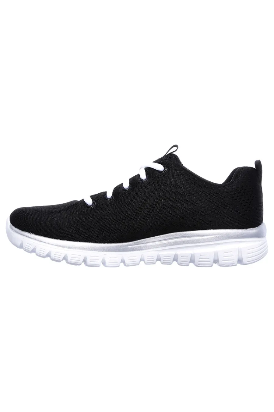 Sneakers Nere e Bianche Con Pianta Larga Graceful Get Connected-SKECHERS Clearance