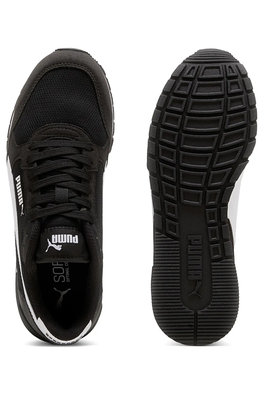 Sneakers nere e bianche in mesh ST Runner v4 Mesh Jr-PUMA Sale