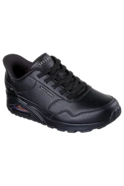 Sneakers nere in duraleather con Air-Cooled Memory Foam Uno Banksia Luxe-SKECHERS Hot
