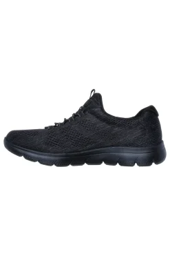 Sneakers nere in mesh con Memory Foam Summits Fun Flare-SKECHERS