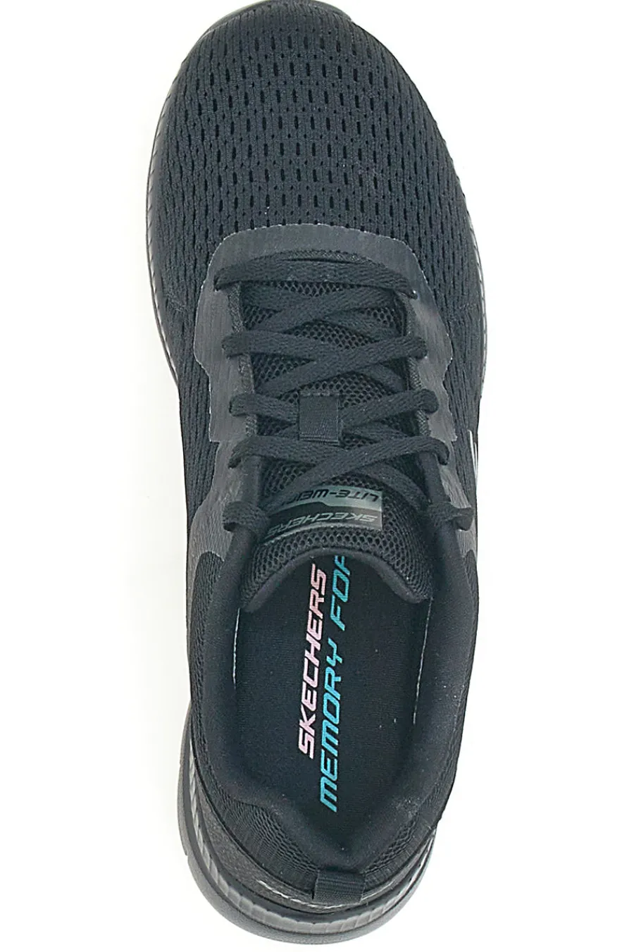 Sneakers nere in mesh con Memory Foam Bountiful Quick Path-SKECHERS