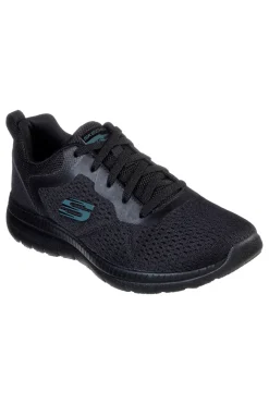 Sneakers nere in mesh con Memory Foam Bountiful Quick Path-SKECHERS