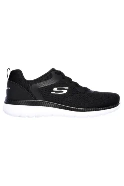Sneakers nere in mesh con Memory Foam Bountiful Quick Path-SKECHERS Discount
