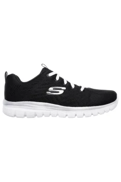 Sneakers bianco Memory Foam Graceful Get Connected-SKECHERS Sale