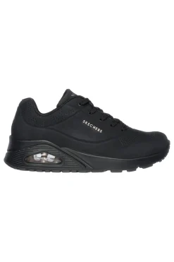 Sneakers nero con suola ammortizzata Uno Stand On Air-SKECHERS New