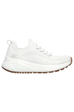 Sneakers off white in mesh slip on con memory foam Bobs Sparrow 2.0 Allegiance Crew-SKECHERS Best