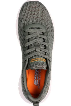 Sneakers olive knit con Memory Foam vegan BOS BOBS SPORT WOMENS-SKECHERS New