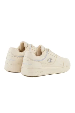 Sneakers Panna con Dettagli Argento RD18 LOW-CHAMPION Clearance