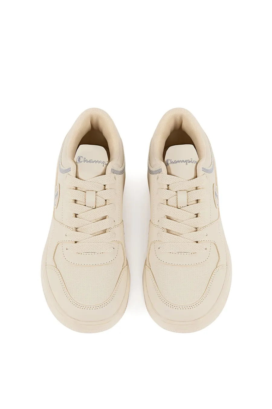 Sneakers Panna con Dettagli Argento RD18 LOW-CHAMPION Clearance