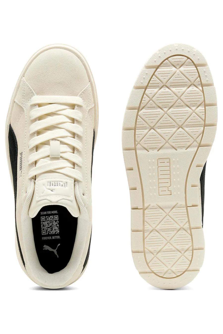 Sneakers panna platform con suola chunky Karmen II-PUMA Sale