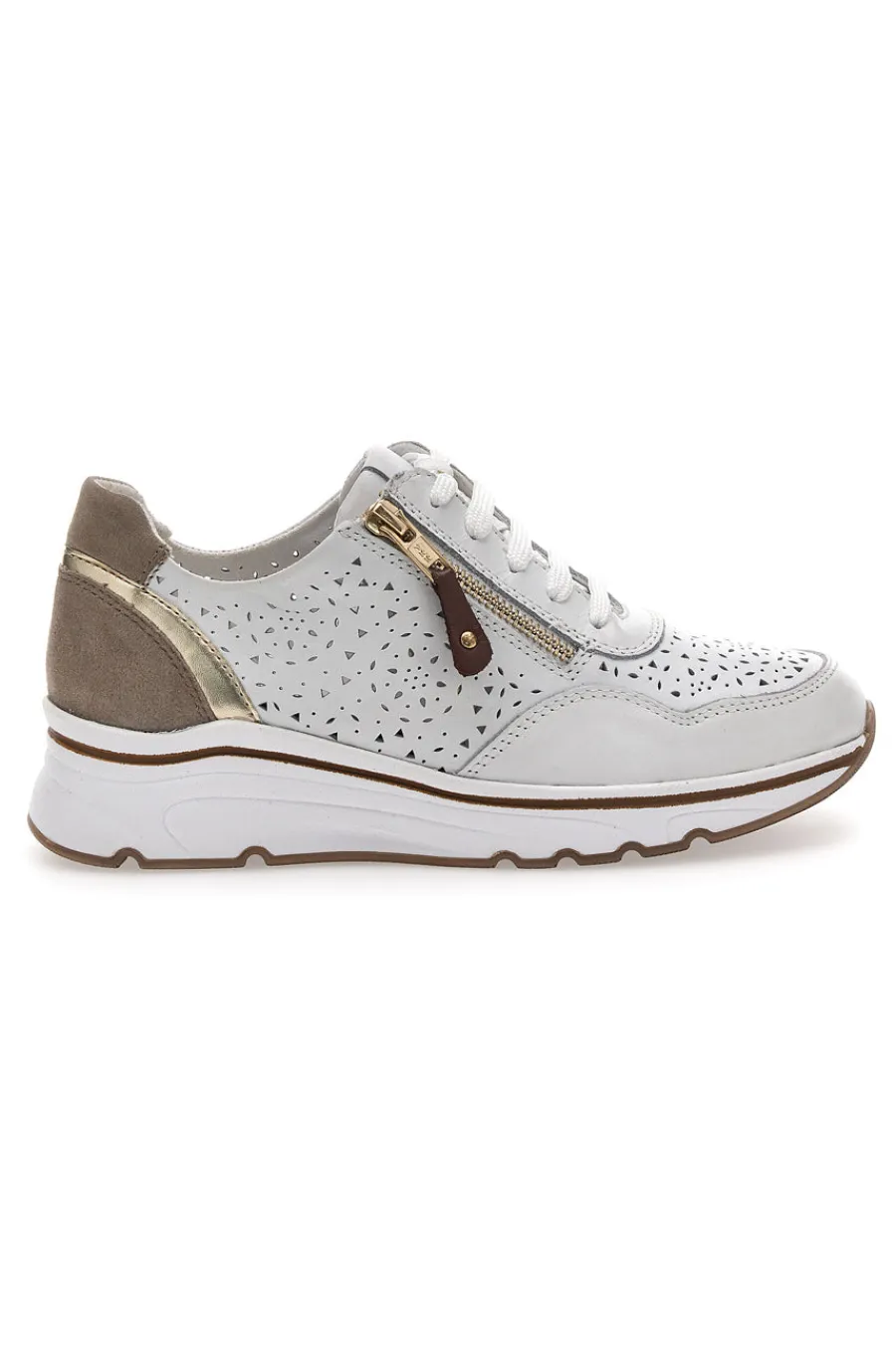 Sneakers Platform Bianche 21464-MIO TEMPO Clearance