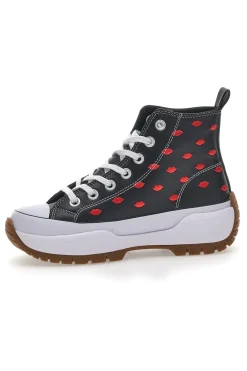 Sneakers Platform Kaya Mid Fly Nero-BRITISH KNIGHTS Best