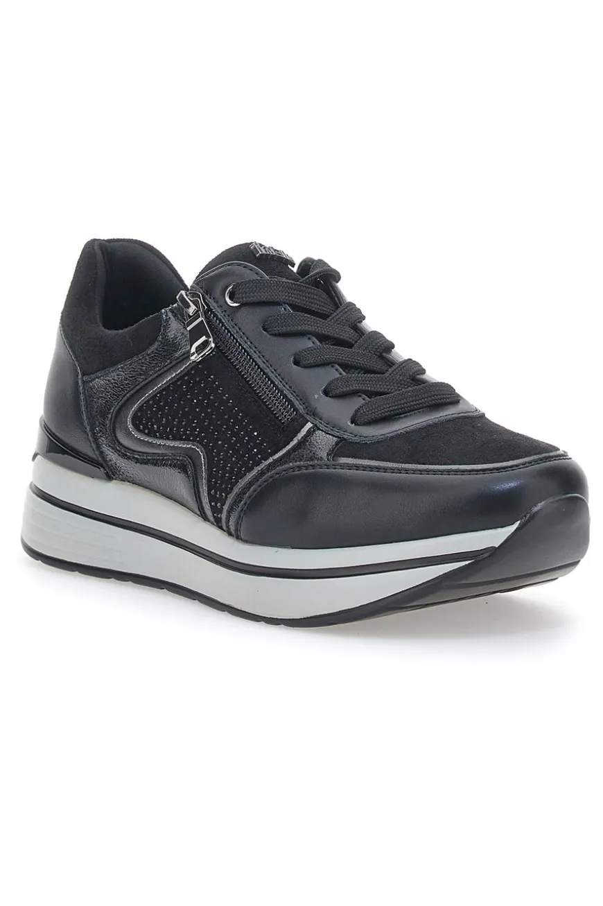 Sneakers Platform Inblu 350 IN Nero