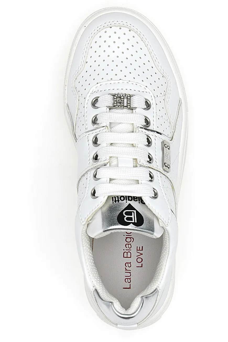 Sneakers Platform Laura Biagiotti 8326 Bianche