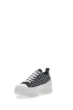 Sneakers Platform Nere 7582-FREDDY Clearance