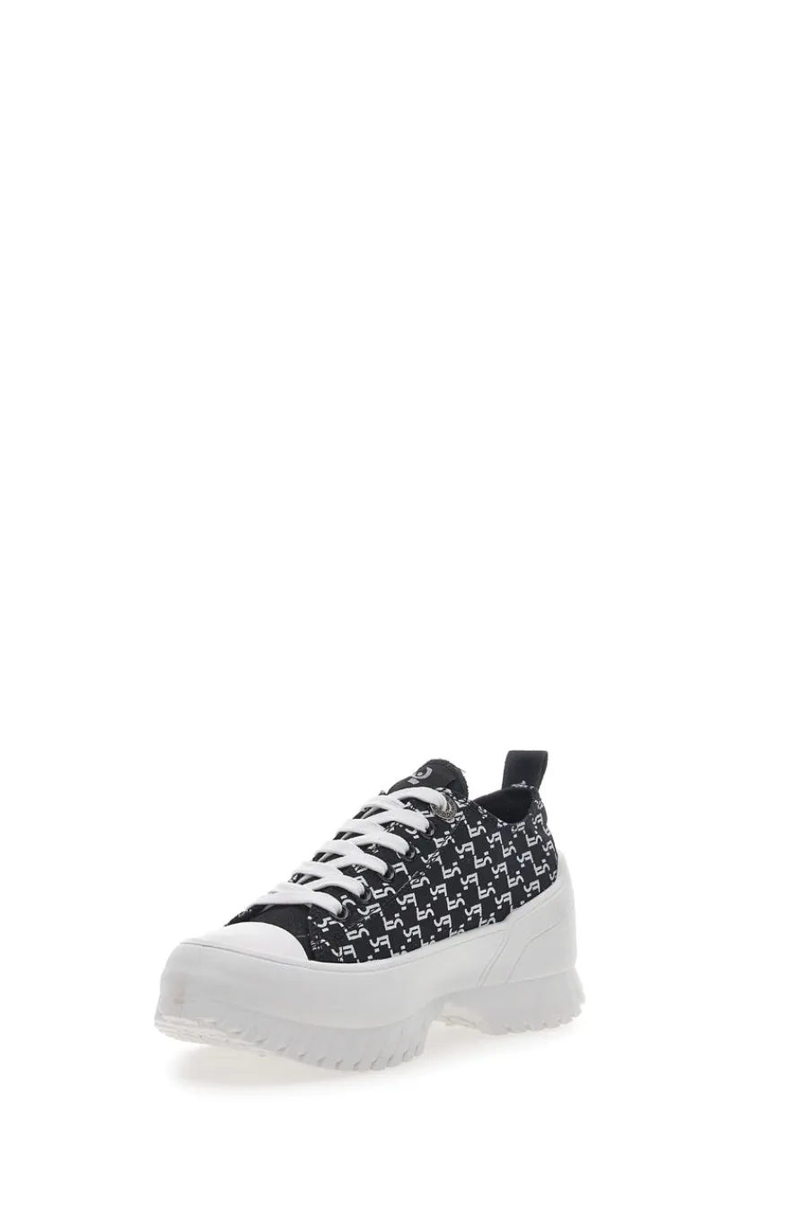 Sneakers Platform Nere 7582-FREDDY Clearance