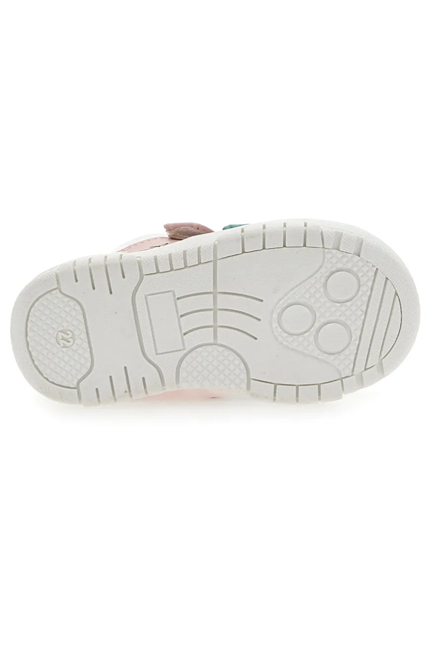 Sneakers Primi Passi Averis 4201 Verdi e Rosa