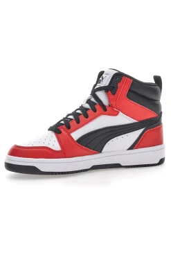Sneakers Puma Rebound V6 Bianche/Rosse
