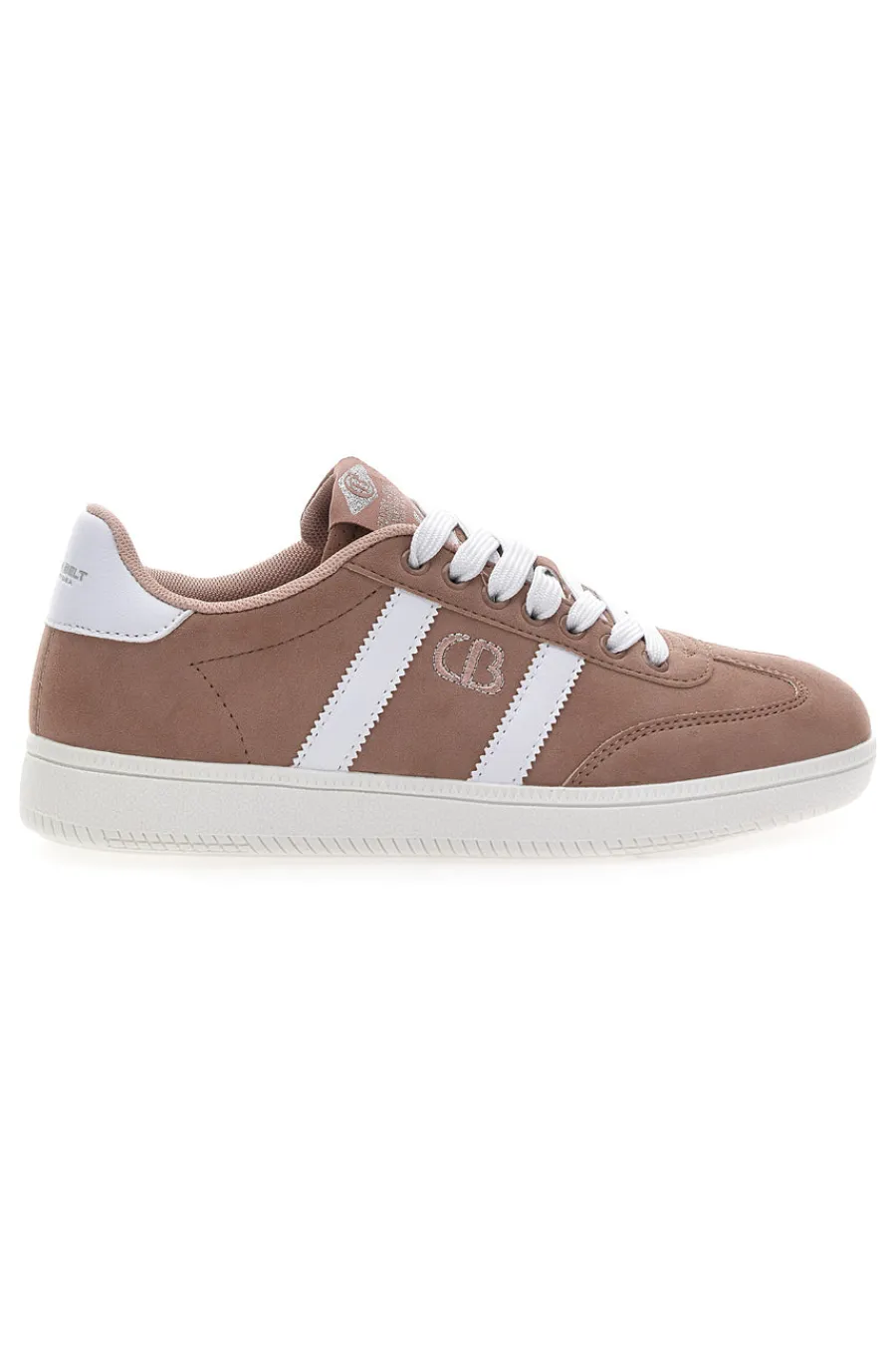 Sneakers Rosa con Bande Laterali Bianche AMELIE SD-COTTON BELT Clearance