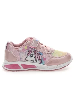 Sneakers Rosa con Brillantini e Stampa UNICORNO S8010119T