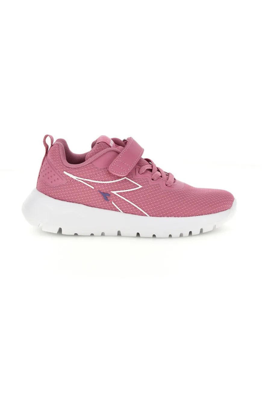 Sneakers rosa con chiusura a strappo Diadora Evo Run Ps